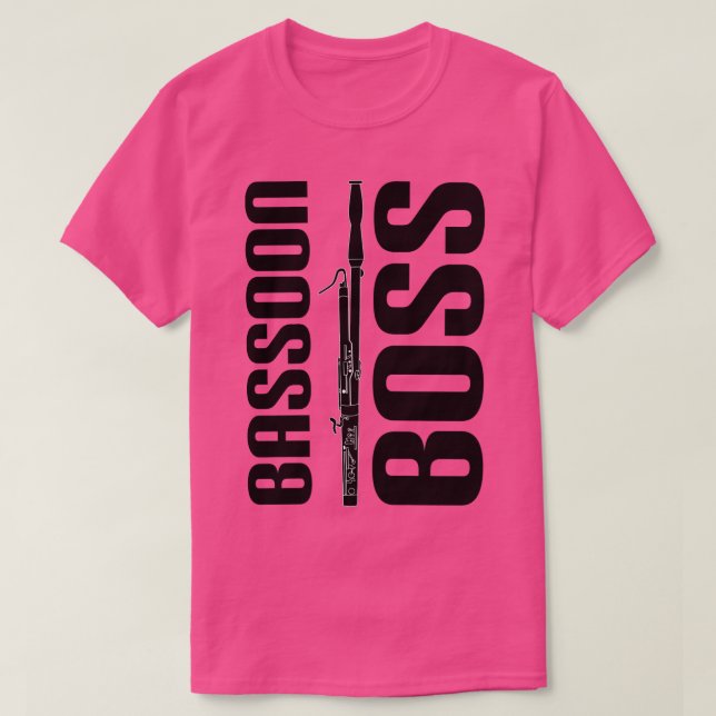 Bassoon Player T-Shirt (Design Front)