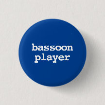 bassoon player typography Button