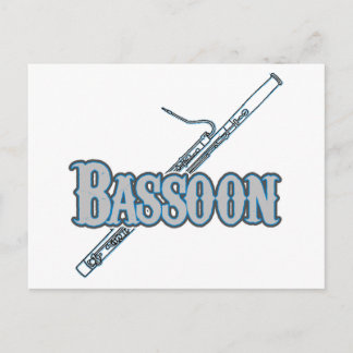 Bassoon Postcard