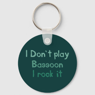 Bassoon Rock It Keychain