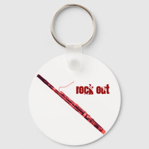 Bassoon Rock Out Keychain