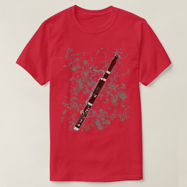 Bassoon Teacher Bassoonist Woodwind Musician T-Shirt (Design Front)