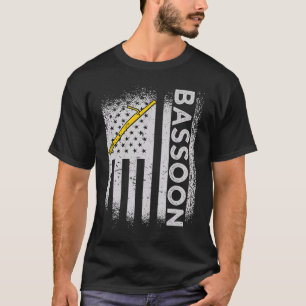 Bassoon US Flag Bassoonist T-Shirt