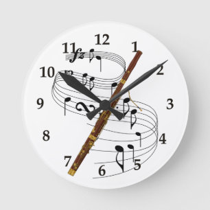 Bassoon Wall Clock