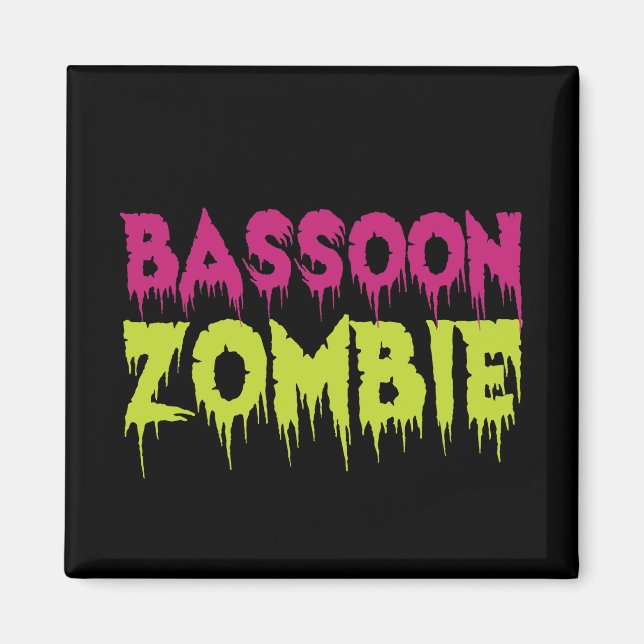 Bassoon Zombie Magnet (Front)