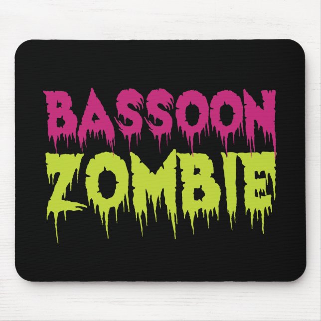Bassoon Zombie Mouse Mat (Front)