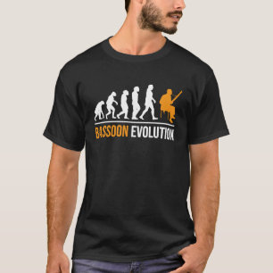 Bassoonist Evolution if Bassoon T-Shirt