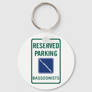 Bassoonists Parking Key Ring