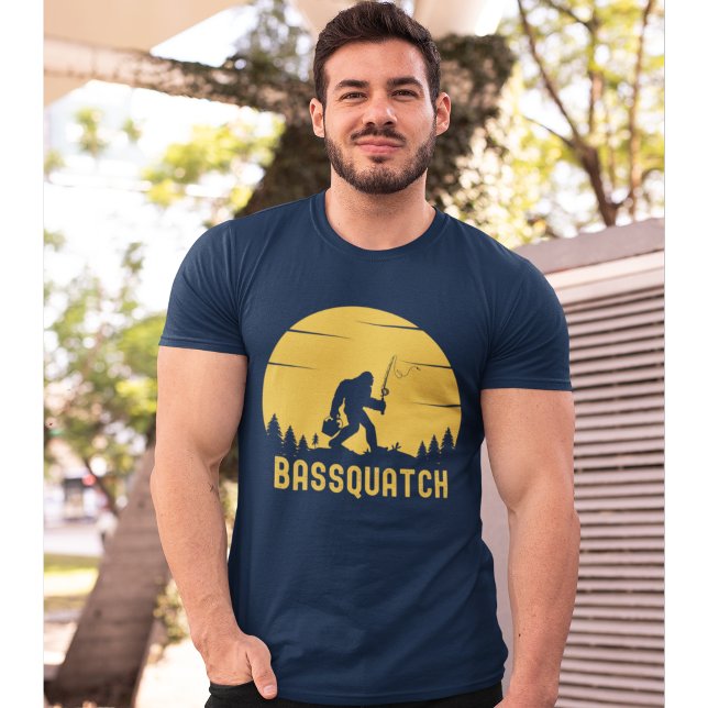 Bassquatch Funny Big foot T-Shirt (Creator Uploaded)