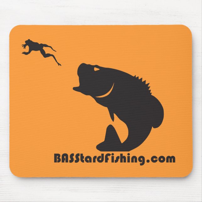 BASStard Fishing Mousepad (Front)
