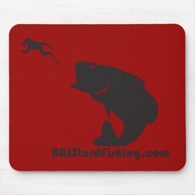 BASStard Fishing Mousepad (Front)