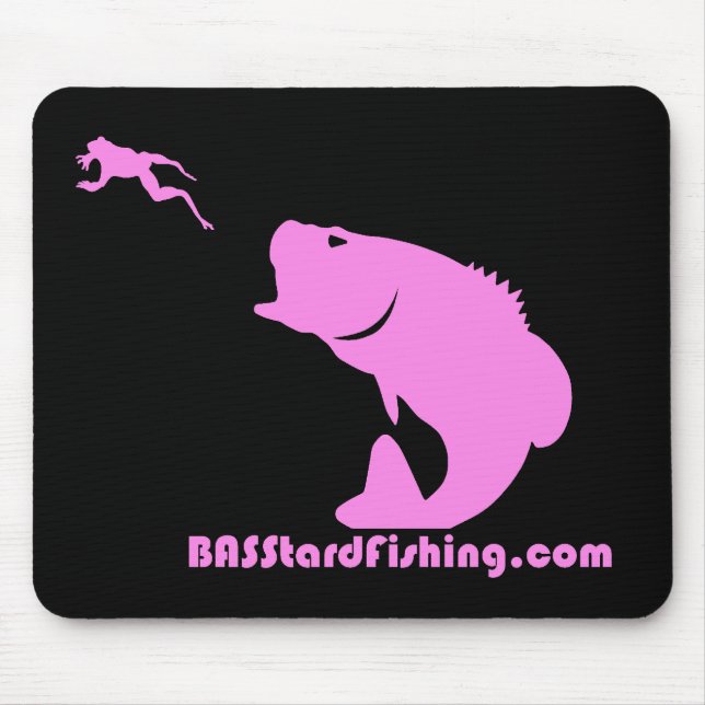 BASStard Fishing Mousepad (Front)