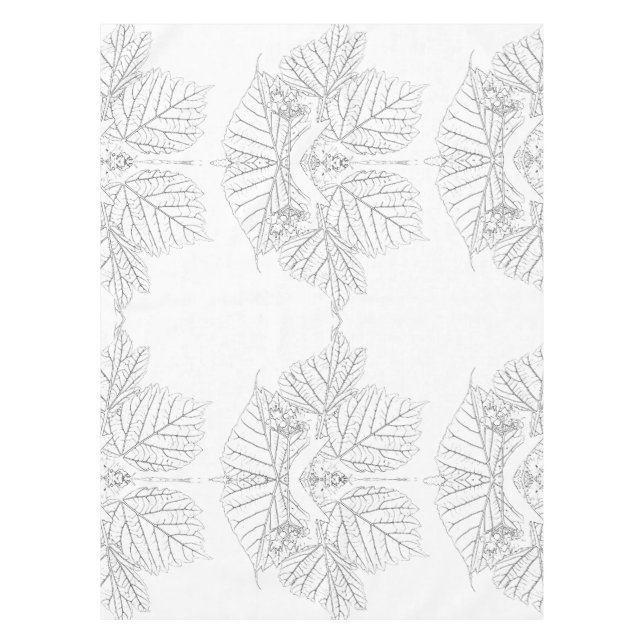 Basswood Leaves Tablecloth (Front)