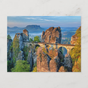 Bastei Ancient Bridge and Rock Formation, Germany Postcard