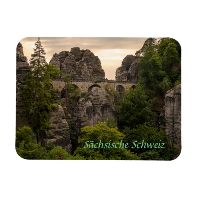 Bastei Brücke Magnet (Horizontal)