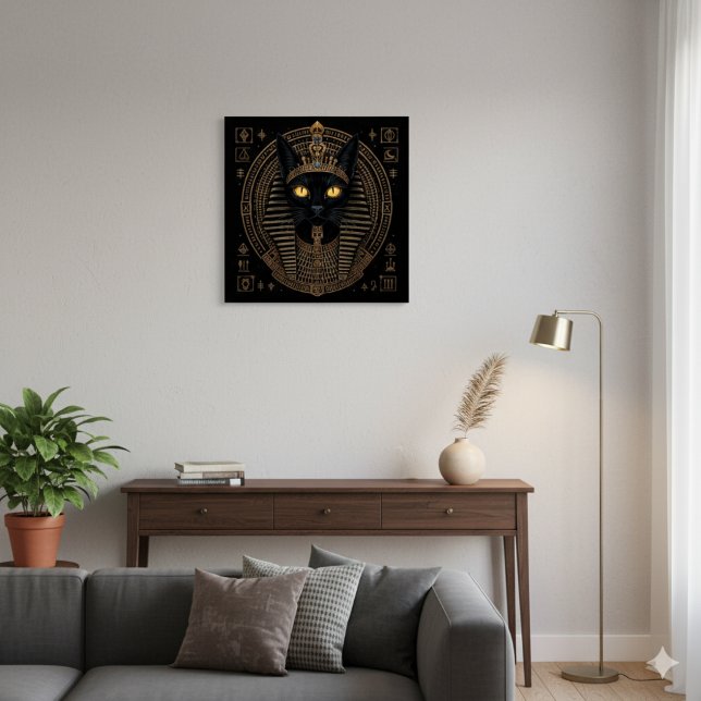 Bastet Cat Goddess Poster | Egyptian Gold (Creator Uploaded)