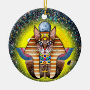 Bastet Ceramic Tree Decoration