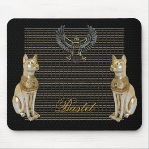 Bastet Egyptian Goddess Cat Mouse Pad