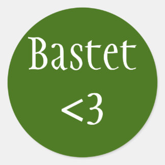Bastet Egyptian Goddess love sticker