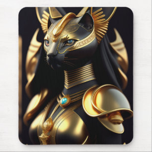 Bastet, goddess of cats mouse mat
