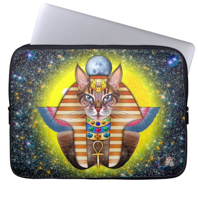 Bastet Laptop Sleeve (Front)
