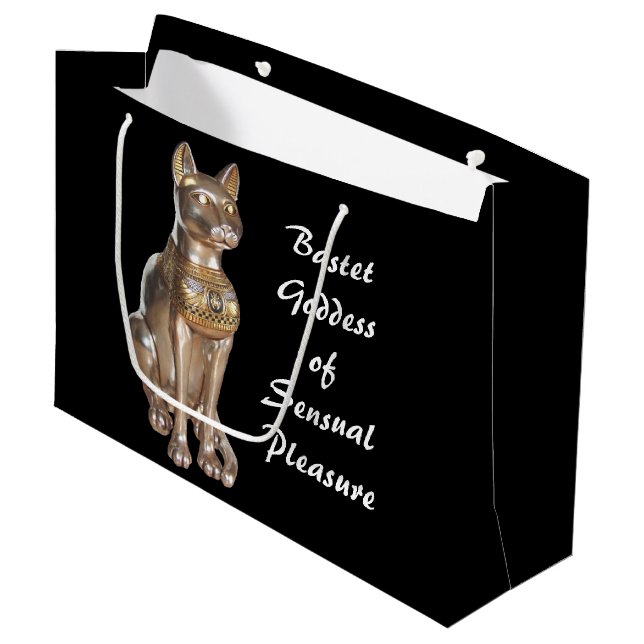 Bastet Large Gift Bag (Front Angled)