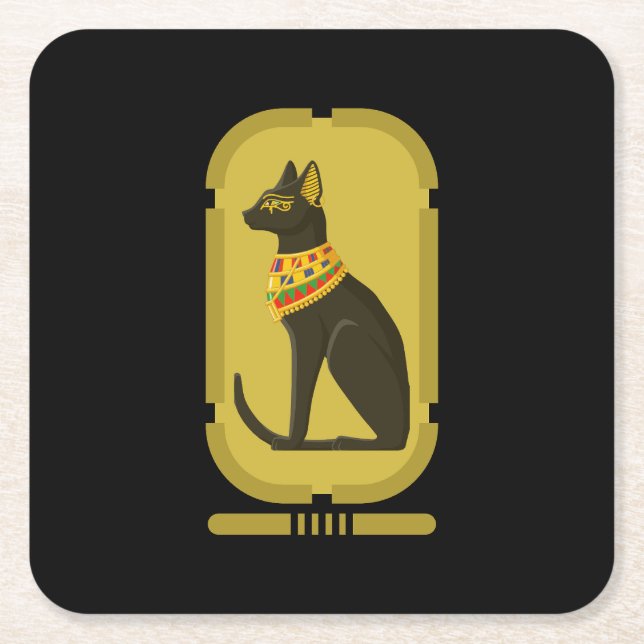 Bastet Paper Coaster (Front)