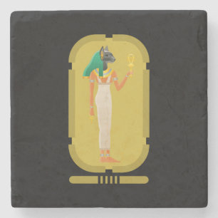 Bastet Stone Coaster