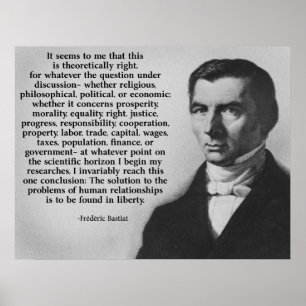 Bastiat Liberty Poster