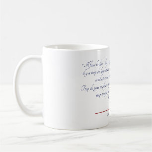 Bastiat Over Humanity Coffee Mug
