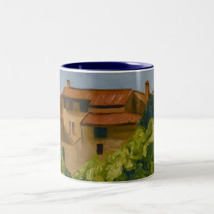 Bastide in Provence Two-Tone Coffee Mug