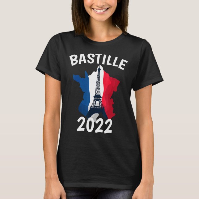 Bastille Day 2022 Vive La France 14th July  For Fr T-Shirt (Front)