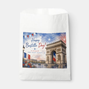 Bastille day Arc de triomphe Paris France firework Favour Bags