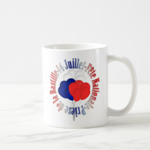 Bastille Day Balloons Mug