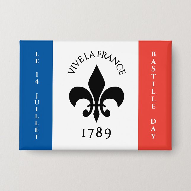 Bastille Day Fleur-de-Lis Tricolore France Flag (Front)