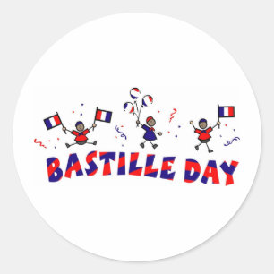 Bastille Day Gifts and Tees Classic Round Sticker