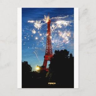 bastille day postcard