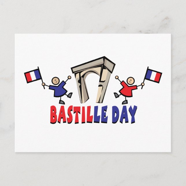 Bastille Day! Postcard (Front)