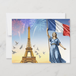 Bastille Day Postcard