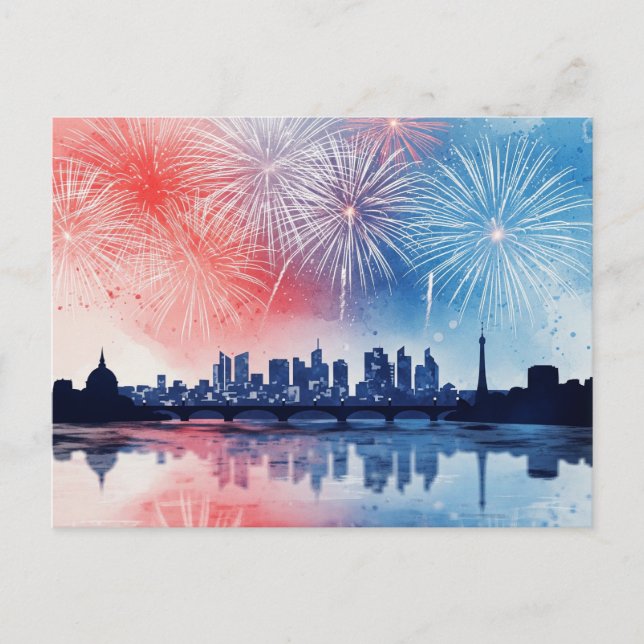 Bastille Day  Postcard (Front)
