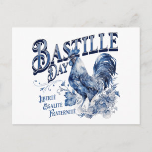 Bastille Day Rooster Postcard