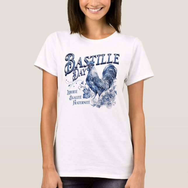 Bastille Day Rooster T-Shirt (Front)