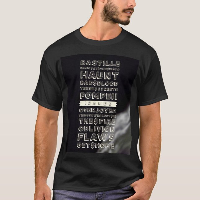Bastille Icarus Men's Basic Dark T-Shirt (Front)
