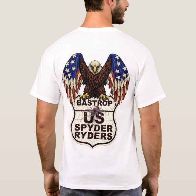 Bastrop Chapter - Eagle Logo 2s T-Shirt (Back)