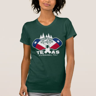 Bastrop Pickleball, Texas (dark shirts) T-Shirt