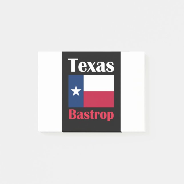 Bastrop TX Post-it Notes (Front)