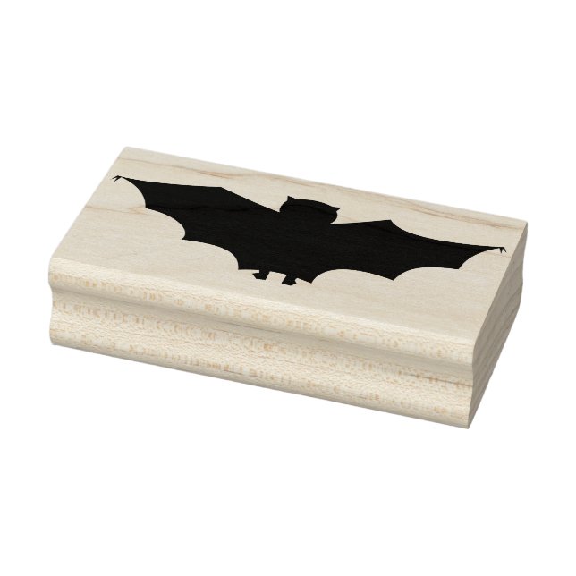 Bat 3 silhouette art stamp (Stamp)