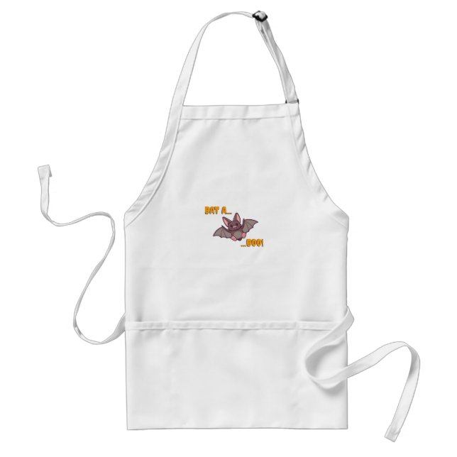 Bat A Boo Cute Bat Standard Apron (Front)