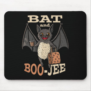 Bat And Boo-jee Boujee Halloween Costume Trick Or  Mouse Mat