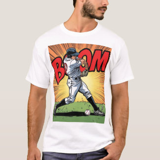 Bat Ball Boom T20 Cricket Graphic Tee